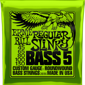 ERNIE BALL SLINKY BASSE NICK 45-130 - 5 CORDES