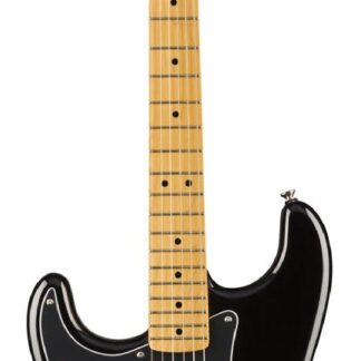 FENDER SQUIER 70s STRAT LH HSS BLACK GAUCHER