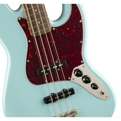 FENDER SQUIER CLASSIC VIBE 60'S JAZZ BASS INDIAN LAUREL DAPHNE BLUE – Image 3