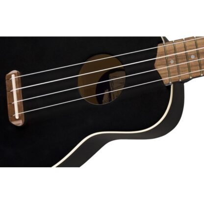 FENDER UKULELE VENICE SOPRANO BLK NRW – Image 3