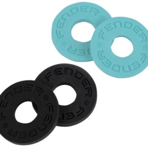 FENDER STRAP BLOCKS 4 PIECES BLACK AND BLUE