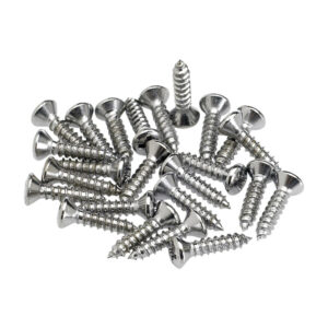 FENDER PICKGUARD / CONTROLE PLATE MOUTING SCREWS CHROME U