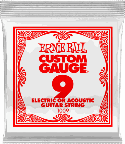 ERNIE BALL 009 ACIER PLEIN