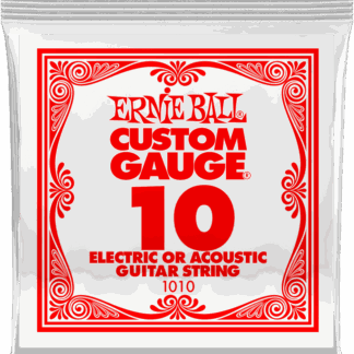 ERNIE BALL 010 ACIER PLEIN