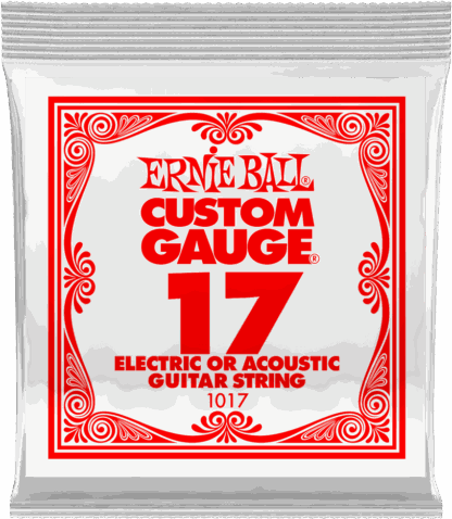 ERNIE BALL 017 ACIER PLEIN