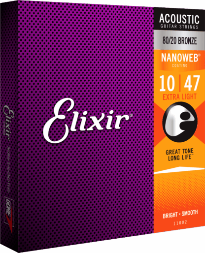 ELIXIR ACOUSTIQUE NANOWEB BRONZE 10-47