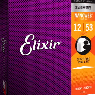 ELIXIR ACOUSTIQUE NANOWEB BRONZE 12-53
