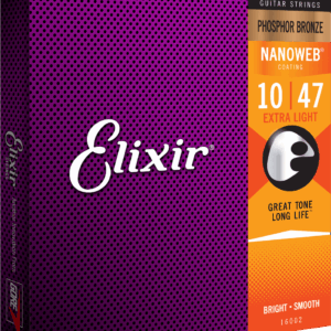 ELIXIR ACOUSTIQUE NANOWEB PHOSPHORE BRONZE 10-47
