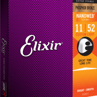 ELIXIR ACOUSTIQUE NANOWEB PHOSPHORE BRONZE 11-52