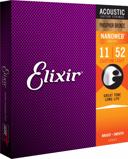 ELIXIR ACOUSTIQUE NANOWEB PHOSPHORE BRONZE 11-52