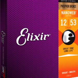 ELIXIR ACOUSTIQUE NANOWEB PHOSPHORE BRONZE 12-53
