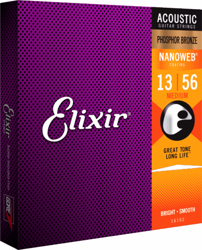 ELIXIR ACOUSTIQUE NANOWEB PHOSPHORE BRONZE 13-56