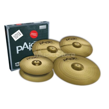 PAISTE SET DE 4 CYMBALES 101 BRASS UNIVERSAL (H14/C14/C16/R20)