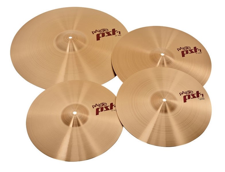 PAISTE PST7 U SET M CHARLESTON 14'' CRASH 18'' RIDE 20'' CRASH 16 ''
