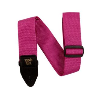 ERNIE BALL COURROIE POLYPROPYLENE FRAMBOISE
