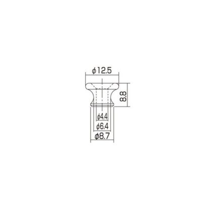 GOTOH® EP-B1 GIBSON® STYLE STRAP PINS GOLD (2pcs) – Image 2