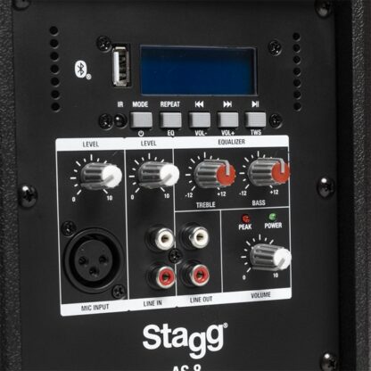 STAGG AS8 EU ENCEINTE 8" ACTIVE BT MEDIA EU – Image 3