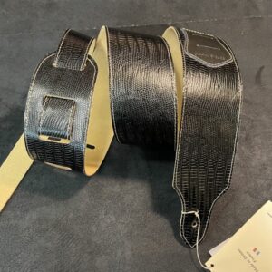 BLESES SANGLE BG16E LEZARD NOIR