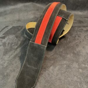 BLESES SANGLE BG325 VELOUR NOIR ROUGE