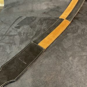 BLESES SANGLE BG326 VELOURS NOIR CAMEL