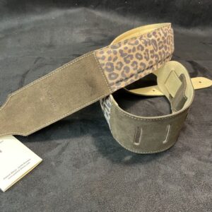 BLESES SANGLE BG32 VELOUR MARRON LEOPARD