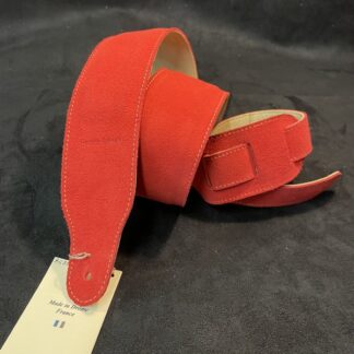 BLESES SANGLE VELOURS ROUGE