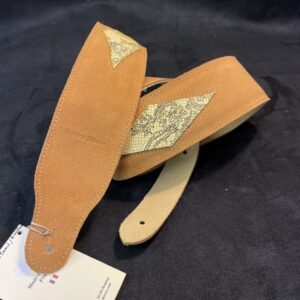 BLESES SANGLE BG393 VELOURS CAMEL BANDANA