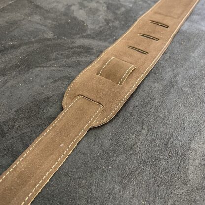 BLESES SANGLE BG395 VELOURS MARRON CAMEL – Image 3