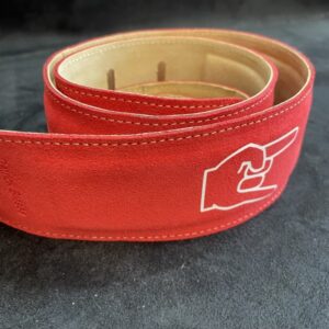 BLESES SANGLE BG626 VELOURS ROUGE BLANC