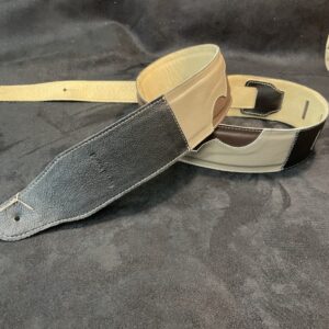 BLESES SANGLE VEAU NOIR TAUPE MARRON