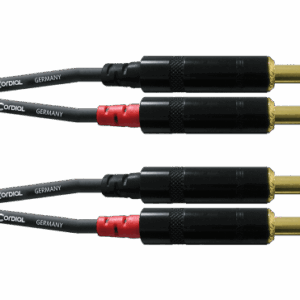 CORDIAL CABLE AUDIO 2X2 JACKS 6M