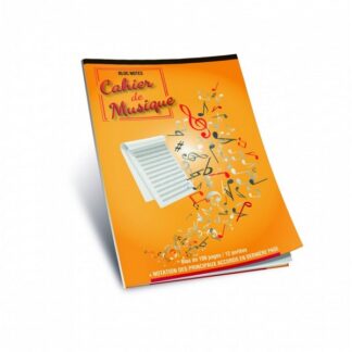 CAHIER DE MUSIQUE BLOC PORTEES A4