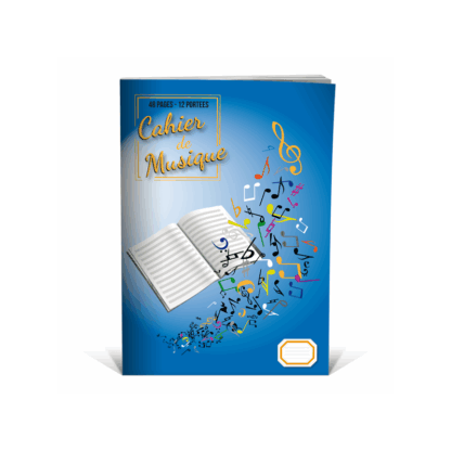 CAHIER DE MUSIQUE 48P 12 PORTEES