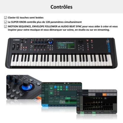YAMAHA MUSIC SYNTHESIZER MODX6 + – Image 3