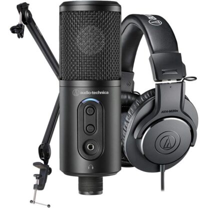 AUDIO TECHNICA PACK MICRO USB ATR2500X-USB CASQUE ATHM20X BRAS – Image 2