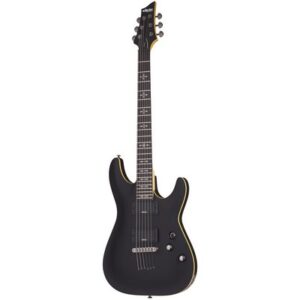 SCHECTER DEMON 6 - AGED BLACK SATIN