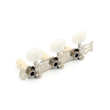 DER JUNG® MÉCANIQUES CLASSIQUE 3+3 LYRE BOUTON NACRÉ NICKEL