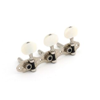 DER JUNG MECANIQUES TETE AJOUREE 3+3 HAUSER BOUTON NACRE NICKEL