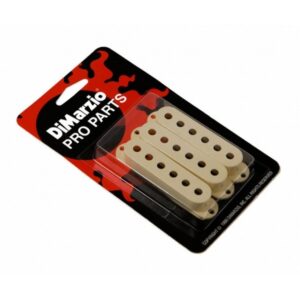 DI MARZIO VINTAGE STRAT PICKUP COVER SET OF 3 AGED WHITE DM2000AW