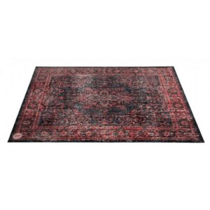 DRUM'N'BASE TAPIS VINTAGE PERSIAN 1.85 X 1.60M ANTIDÉRAPANT - BLACK RED