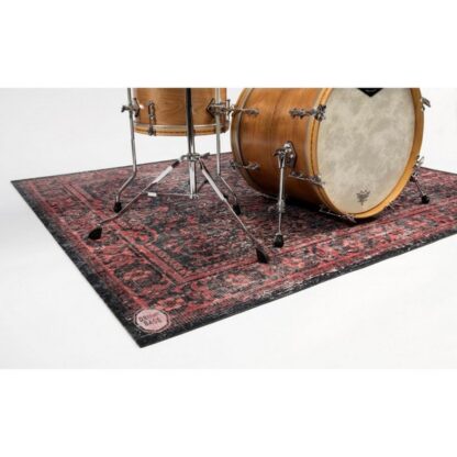 DRUM'N'BASE TAPIS VINTAGE PERSIAN 1.85 X 1.60M ANTIDÉRAPANT - BLACK RED – Image 3