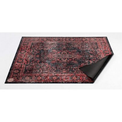 DRUM'N'BASE TAPIS VINTAGE PERSIAN 1.85 X 1.60M ANTIDÉRAPANT - BLACK RED – Image 4