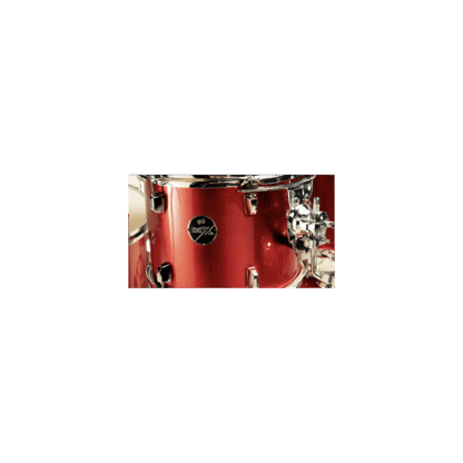 DS DRUM DSX SERIES - 20"10"12"14"+C.C 14"X5,5" - CANDY RED SPARKLE – Image 3
