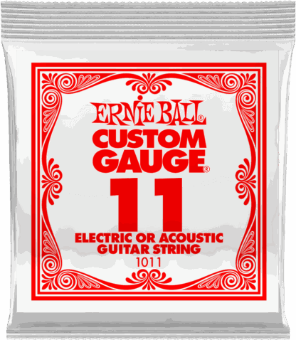 ERNIE BALL 011 ACIER PLEIN