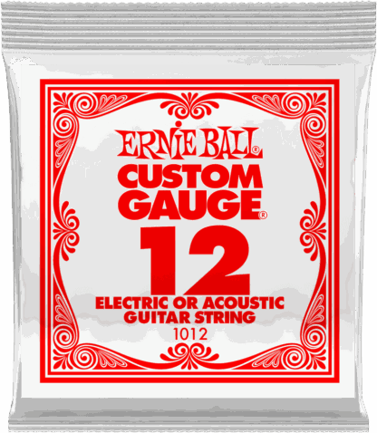 ERNIE BALL 012 ACIER PLEIN
