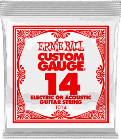 ERNIE BALL 014 ACIER PLEIN