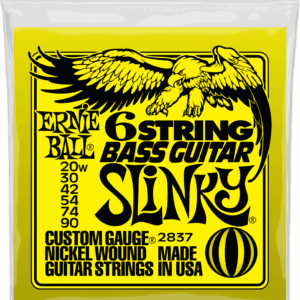 ERNIE BALL SLINKY BASSE SILHOUETTE 6 CORDES 20-90
