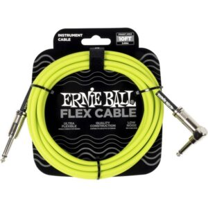 ERNIE BALL JACK/JACK COUDÉ 3M VERT