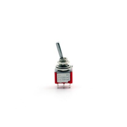 MINI SELECTEUR ON-ON DDT TIGE PLATE CHROME