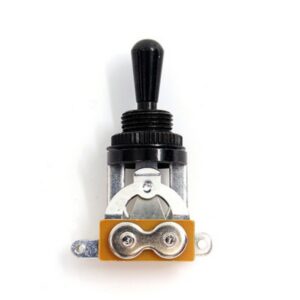 TOGGLE SWITCH STANDARD ALL BLACK / METAL TIP